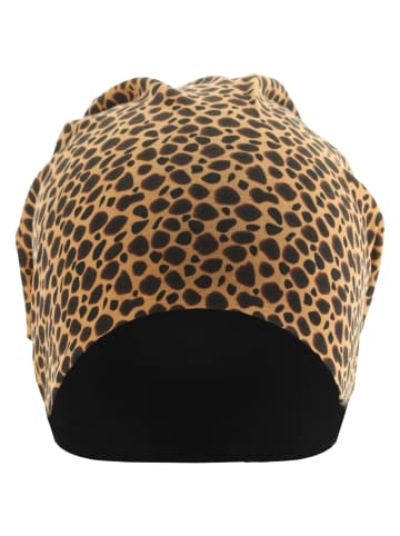 MSTRDS Beanies in cheetah/black