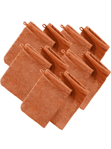 Erwin Müller Frottier Waschhandschuh 10er-Pack Heidelberg in terra