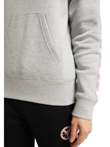 Carlo Colucci Kapuzensweatshirt Catania in Grau Meliert