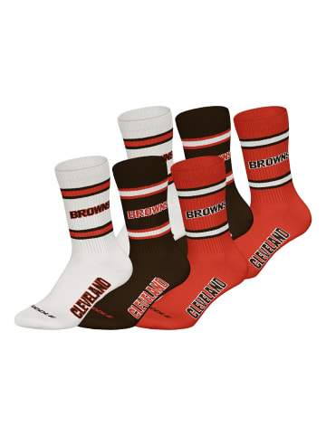NFL Freizeitsocken Cleveland Browns in BRN/WHT/ORG