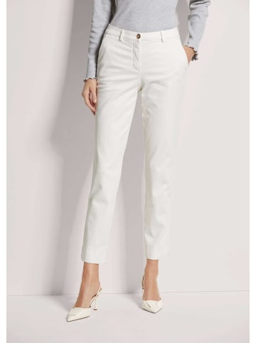 MADELEINE Chino-Hose mit gepflegter Note in perlweiß