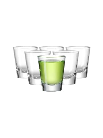 Ritzenhoff & Breker 6er Set Schnapsgläser Shot 45 ml transparent in transparent