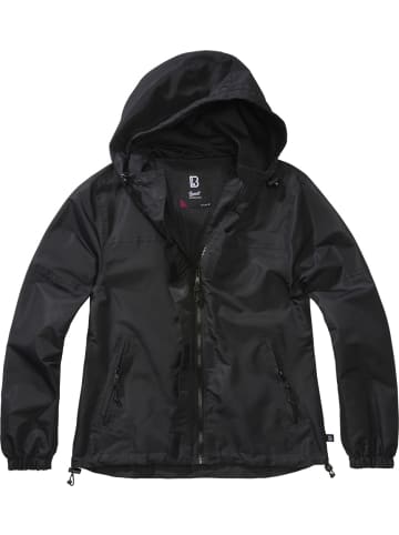 Brandit Jacke "Women Summer Frontzip Windbreaker" in Schwarz