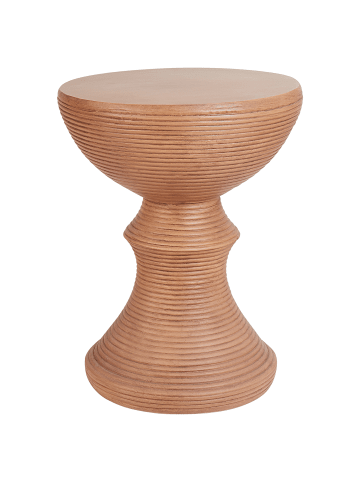 Beliani Beistelltisch CALDARO in Braun - (W) 40 x (H) 53 x (L) 40 cm