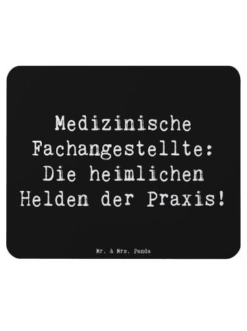 Mr. & Mrs. Panda Mauspad Spruch Medizinische Fachangestellte Hel... in Schwarz