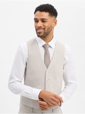 BENVENUTO Weste Maverino in beige melange - 0001