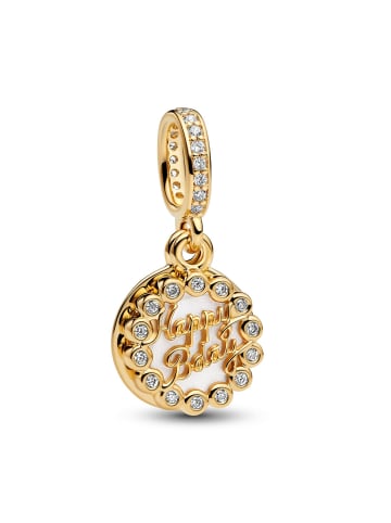 Pandora Charm-Anhänger Geburtstagskuchen Goldfarben