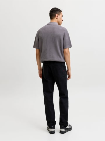 Jack & Jones Gestricktes Polo in Smoked Pearl
