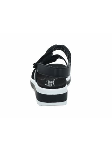 Semler Keilsandalen für Damen in schwarz