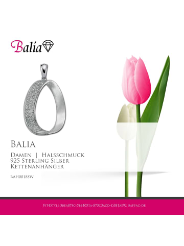 BALIA Anhänger Silber 925 Sterling Silber Oval Kettenanhänger