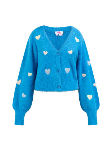 myMo Damen Strickjacke in Blau
