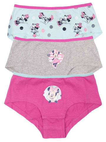 Disney 3er Pack Disney Minnie Mouse Panty in Mehrfarbig