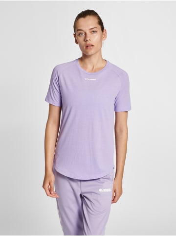 Hummel Hummel T-Shirt Hmlmt Yoga Damen Atmungsaktiv Leichte Design in LAVENDER