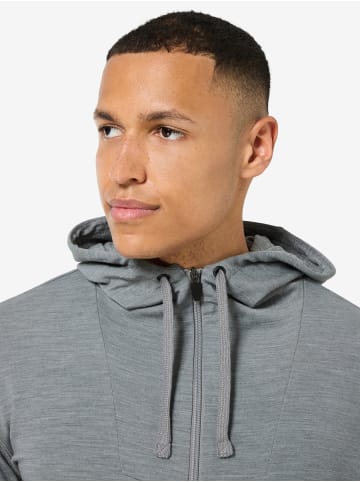 super.natural Merino Hoodie M EVERYDAY HOODIE in grau