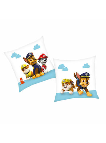 Paw Patrol Helden | Kinder Deko-Kissen 40 x 40 cm | Paw Patrol | Wende-Motiv