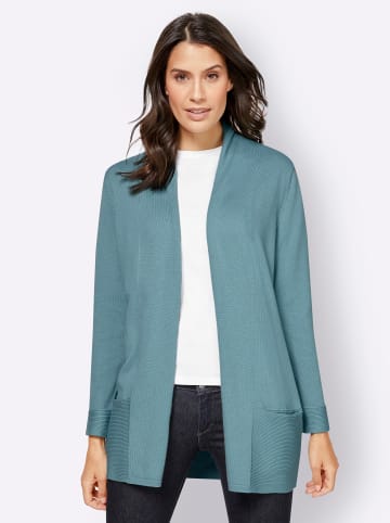 WITT WEIDEN Long-Strickjacke in wintertürkis