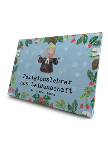 Mr. & Mrs. Panda Tee Adventskalender Religionslehrer Leidenschaf... in Eisblau
