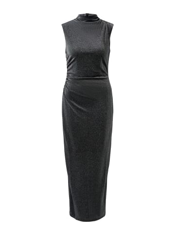 Oui Maxikleid in silver black