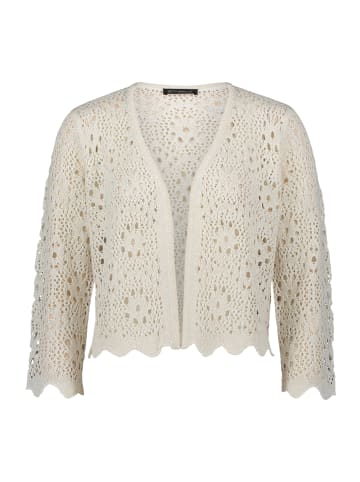 Betty Barclay Sommer-Strickjacke mit 3/4 Arm in Rohweiß