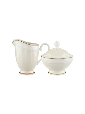 Villeroy & Boch 2er Set Milch & Zuckerset Ivoire in beige