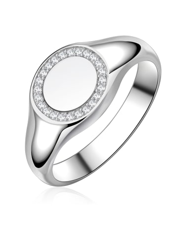Glanzstücke München Ring aus Sterling Silber mit Zirkonia in silber