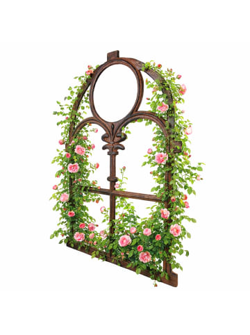 relaxdays Stallfenster in Braun - 73 x 48 cm