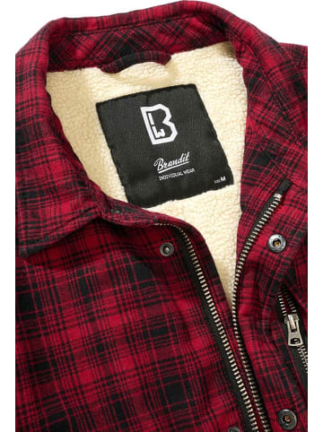 Brandit Fleecejacke/Fleecepullover "Classic Sherpa Jacket" in Rot