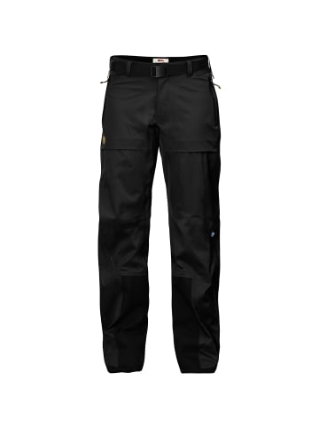 FJÄLLRÄVEN Outdoorhose Keb Eco-Shell Trousers W in Schwarz