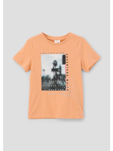 S. Oliver T-Shirt kurzarm in Orange