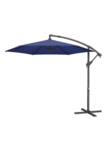 SONGMICS Sonnenschirm Sheld in Blau - (D)300 x (H)245 cm