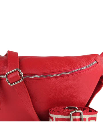 Toscanto Toscanto Gürteltasche Leder rot ca. 37cm
