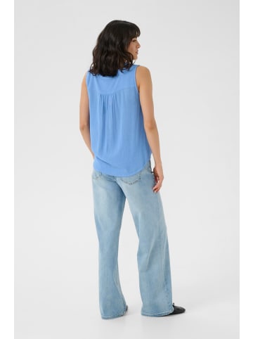 Kaffe Ärmellose Bluse KAciara Regular fit in Ultramarine