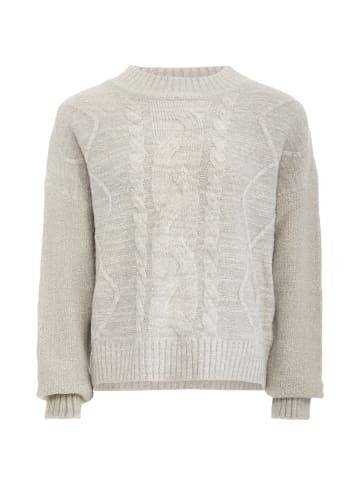 Tanuna Strickpullover in Wollweiss