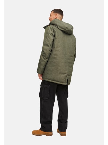 Jack & Jones Parka 'Black' in grün