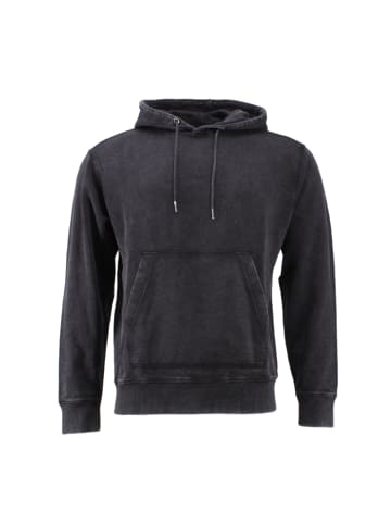 BOSS Kapuzensweatshirt mit Logo aus Bio-Baumwolle in Anthrazit