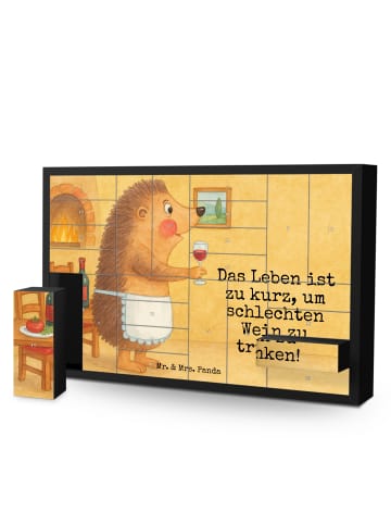 Mr. & Mrs. Panda Adventskalender Selbst Befüllen Igel Wein Desig... in Weiß