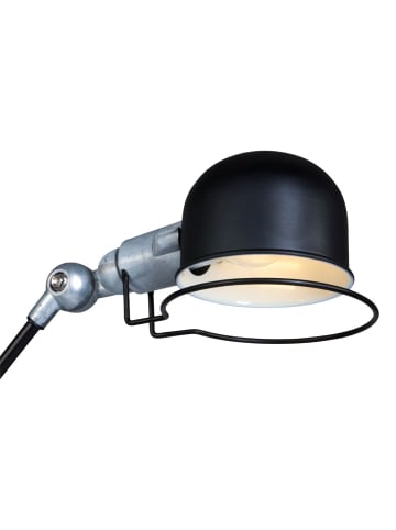 Licht-Erlebnisse Tischlampe Ø 15.5 x (H)68 cm in Schwarz Silber