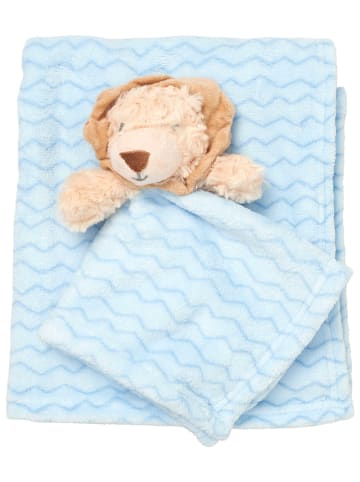Snuggle Tots Decke + Kuscheltier Snuggle Tots in hellblau