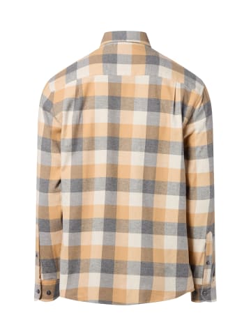 Andrew James Flanellhemd in sand grau - 0001