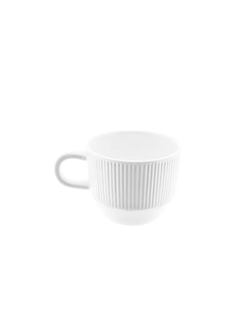 Almina 12er Mokkatassen Set  100 ml in Weiß