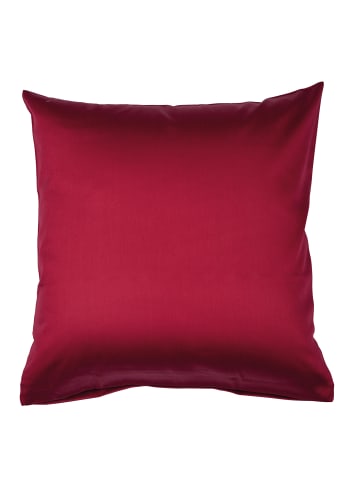 Traumschloss Mako-Satin Kissenbezug in bordeaux