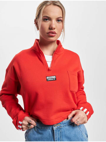 adidas Half-Zip in active red