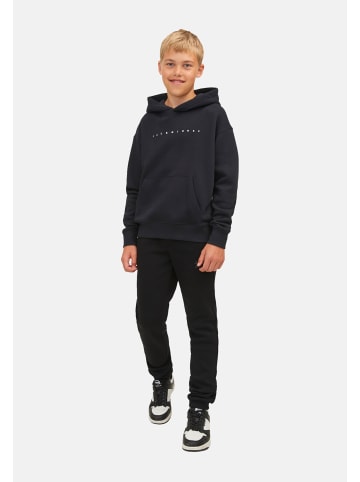 JACK & JONES Junior Hoodie 'Star' in schwarz