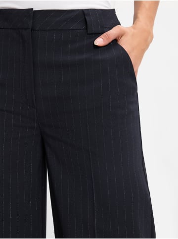 comma Stoffhose in marine silber - 0001