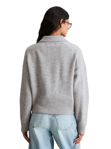 Marc O'Polo DENIM Cardigan im Blouson-Stil regular in Stone Melange