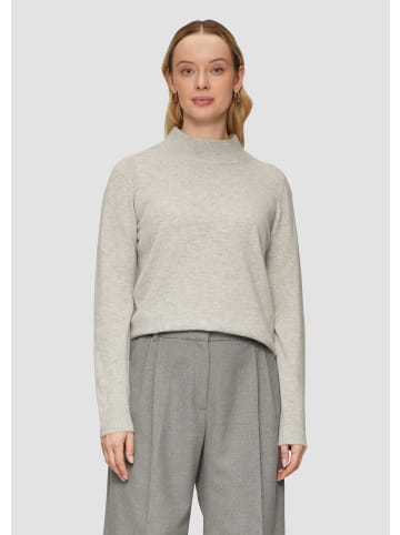 s.Oliver BLACK LABEL Strickpullover langarm in Grau