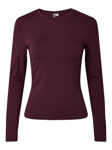 Pieces Oberteil mit langen Ärmeln in Winetasting