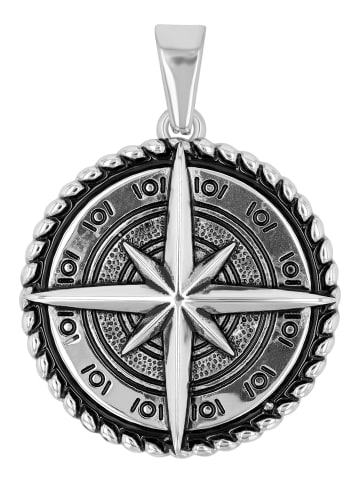 Adeliás Herren Anhänger aus Edelstahl in silber