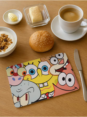 SpongeBob Spongebob Frühstücksbrettchen - allover in Mehrfarbig