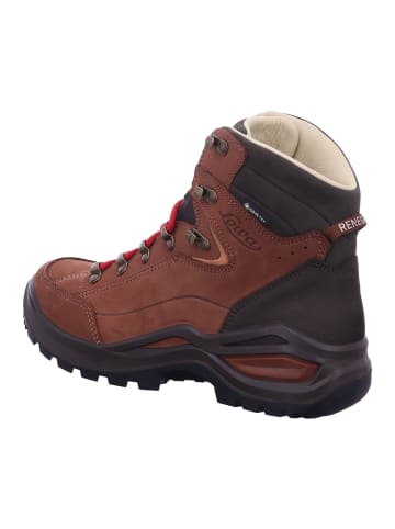 LOWA Wanderschuhe RENEGADE 100 GTX MID in mahagoni/rot